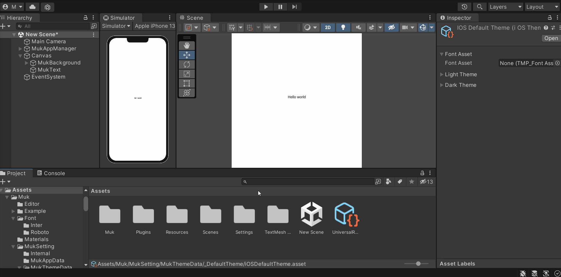 Muk App Theme